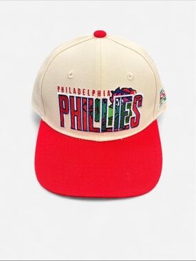 MLB Philadelphia Phillies Cream and Red Snapback Hat